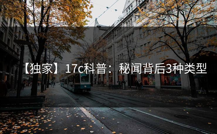 【独家】17c科普：秘闻背后3种类型